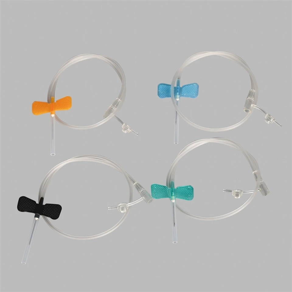 20G 21G 22G 23G 25G Disposable Scalp Vein Set With Wings, Luer Slip / Luer Lock For IV Infusion And Blood Collection suppliers