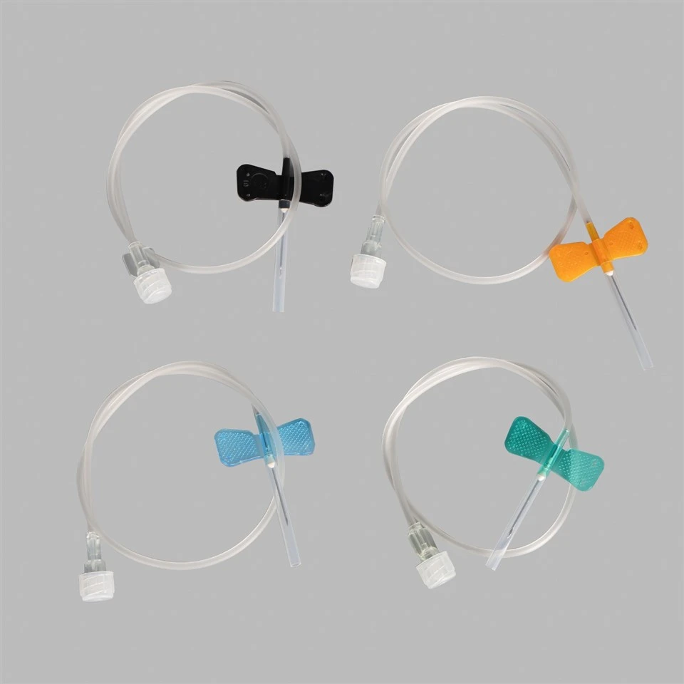 20G 21G 22G 23G 25G Disposable Scalp Vein Set With Wings, Luer Slip / Luer Lock For IV Infusion And Blood Collection factory