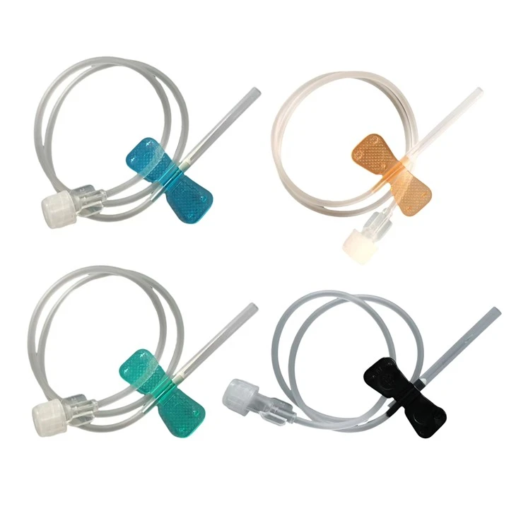 20G 21G 22G 23G 25G Disposable Scalp Vein Set With Wings, Luer Slip / Luer Lock For IV Infusion And Blood Collection